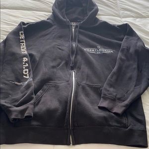 Wrestlemania 23 Detroit 2007 zip up hoodie